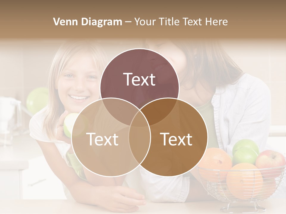 Feeding Beauty Mother PowerPoint Template