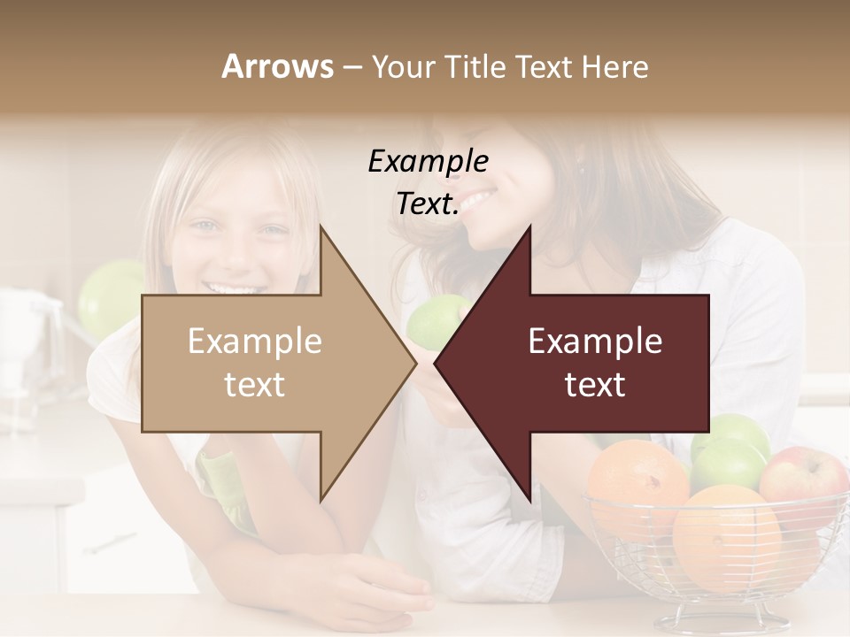 Feeding Beauty Mother PowerPoint Template