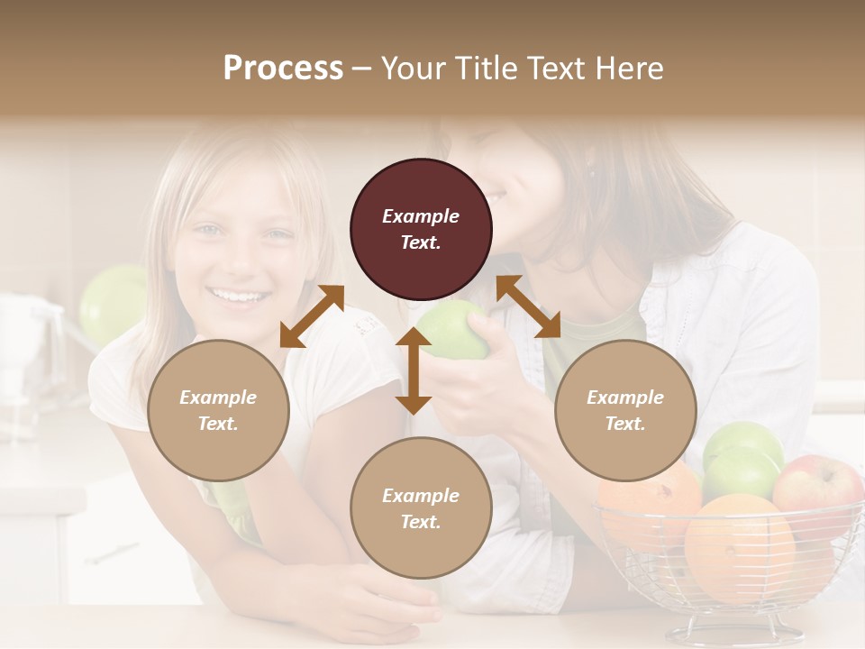 Feeding Beauty Mother PowerPoint Template