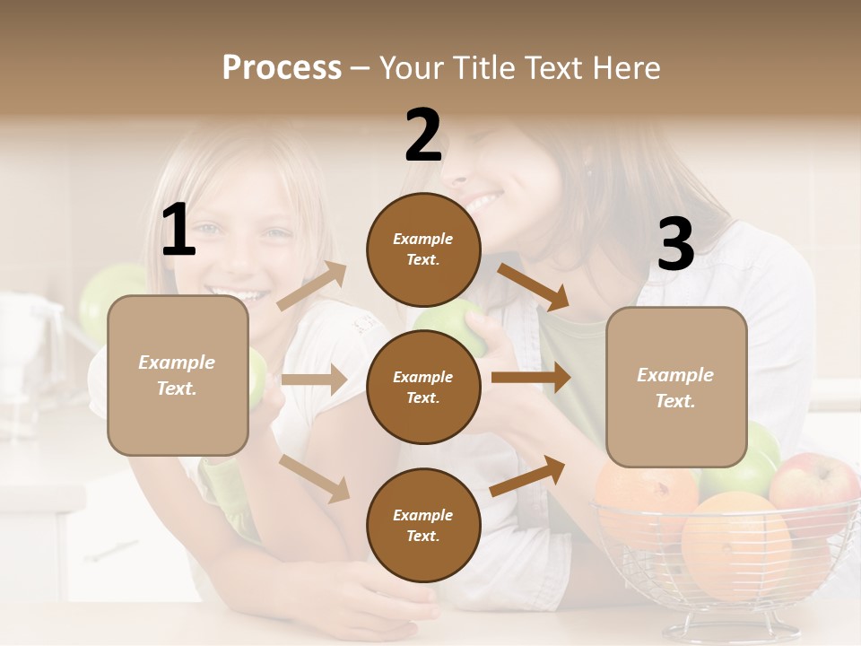 Feeding Beauty Mother PowerPoint Template