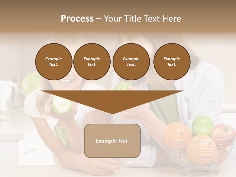 Feeding Beauty Mother PowerPoint Template