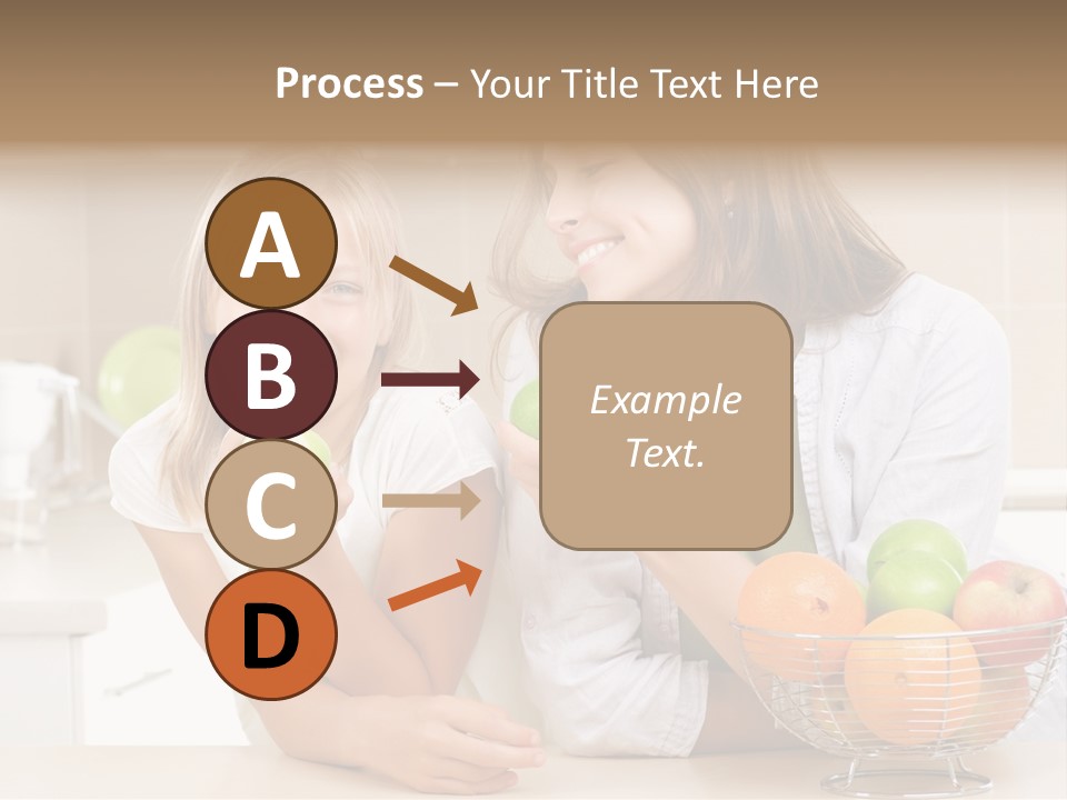 Feeding Beauty Mother PowerPoint Template