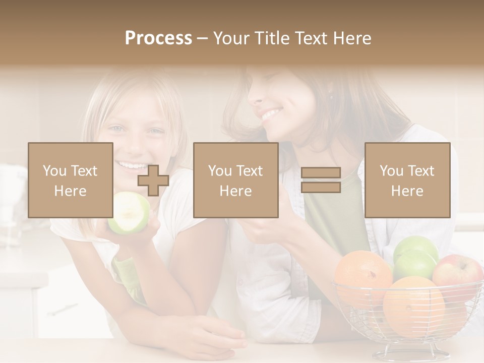 Feeding Beauty Mother PowerPoint Template