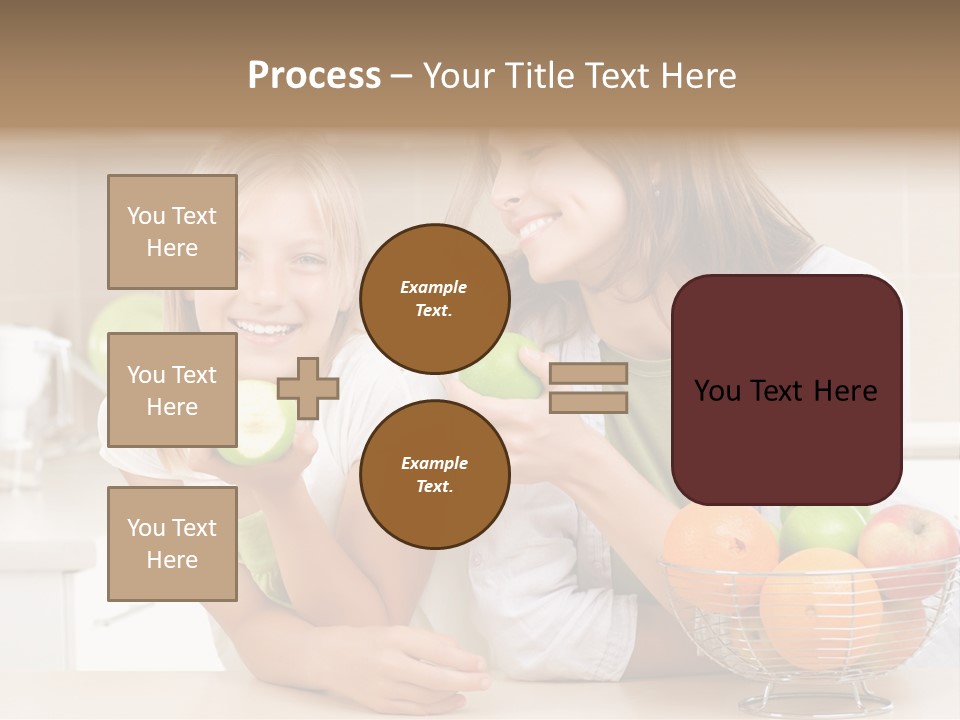 Feeding Beauty Mother PowerPoint Template
