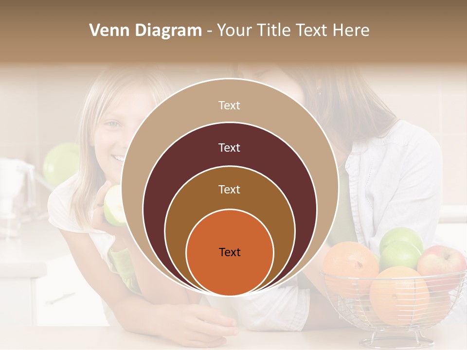 Feeding Beauty Mother PowerPoint Template