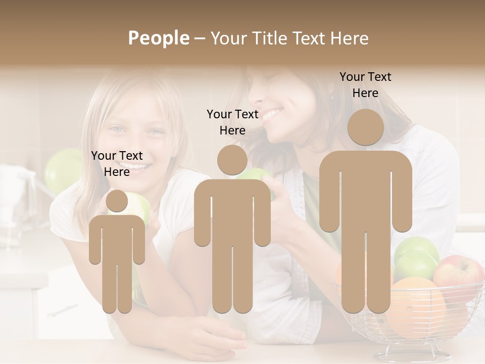 Feeding Beauty Mother PowerPoint Template