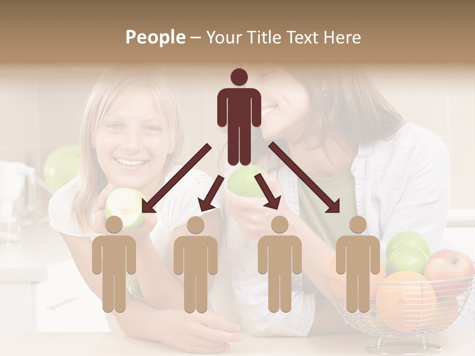 Feeding Beauty Mother PowerPoint Template