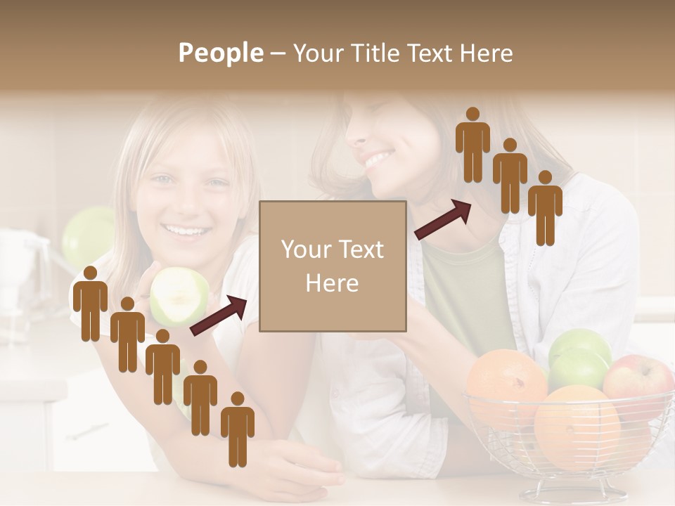 Feeding Beauty Mother PowerPoint Template