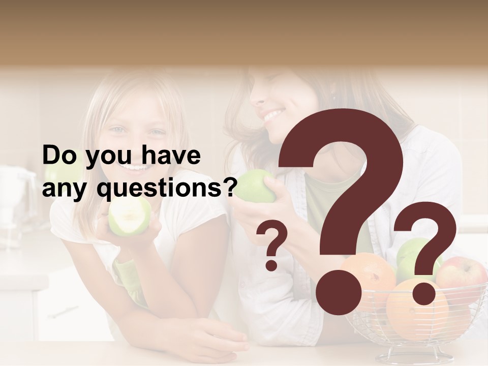 Feeding Beauty Mother PowerPoint Template