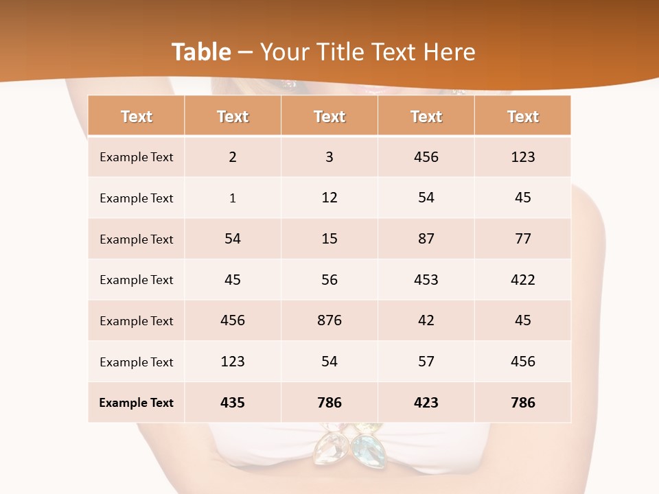 Beauty Lovely Elegance PowerPoint Template