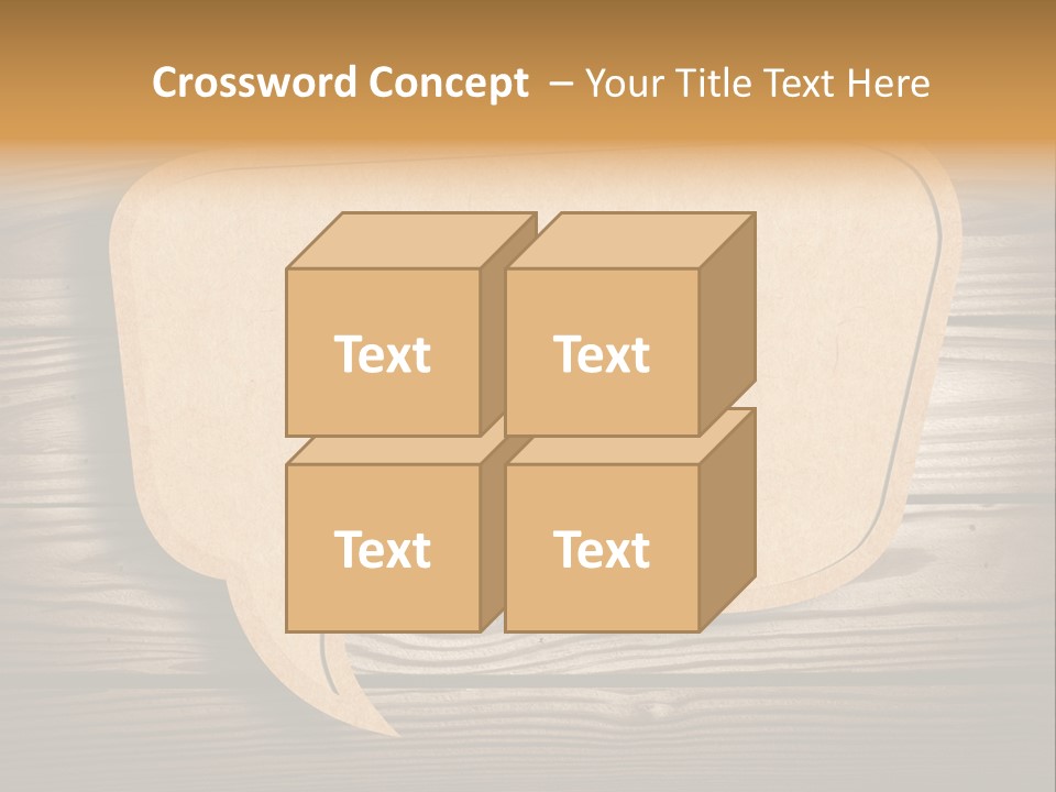Curl Grungy Brown PowerPoint Template