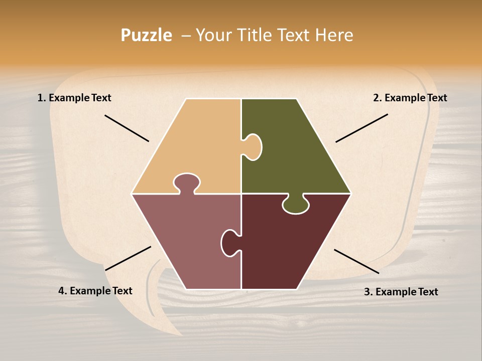 Curl Grungy Brown PowerPoint Template