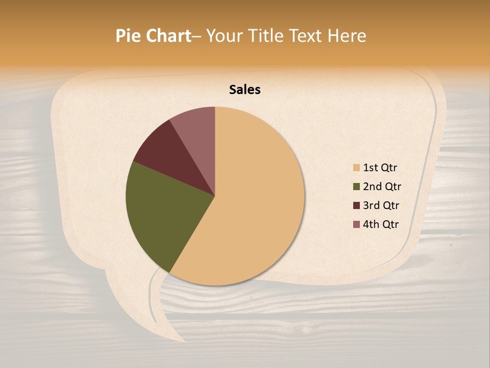 Curl Grungy Brown PowerPoint Template
