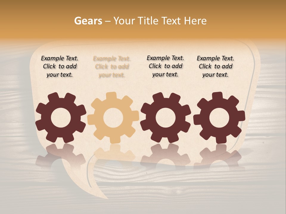 Curl Grungy Brown PowerPoint Template