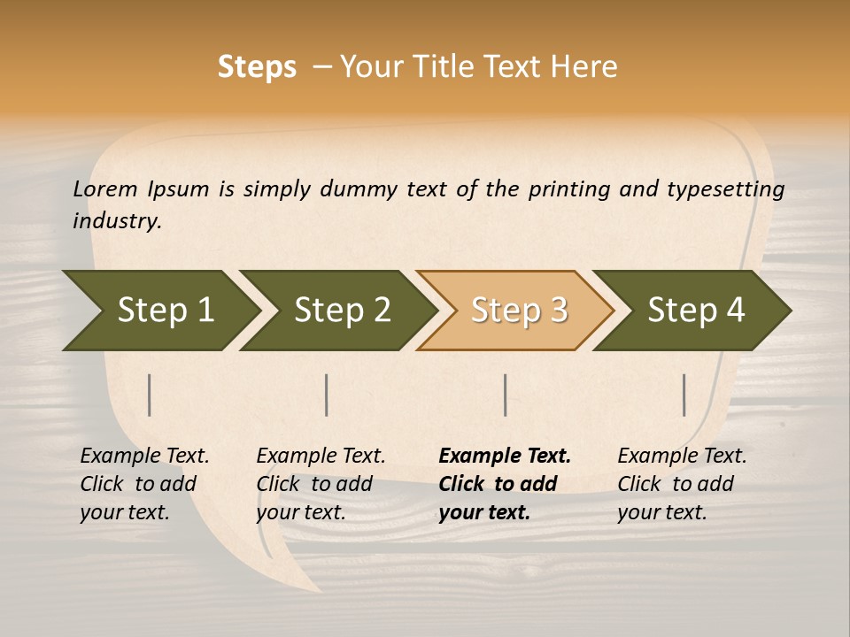 Curl Grungy Brown PowerPoint Template