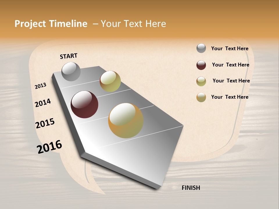 Curl Grungy Brown PowerPoint Template