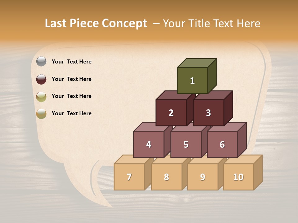 Curl Grungy Brown PowerPoint Template