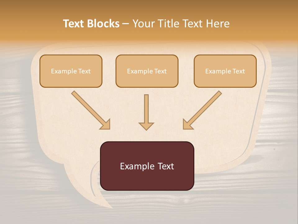 Curl Grungy Brown PowerPoint Template