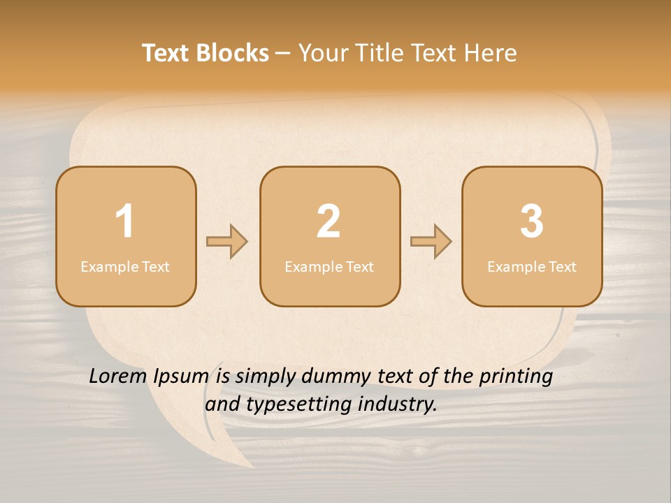 Curl Grungy Brown PowerPoint Template