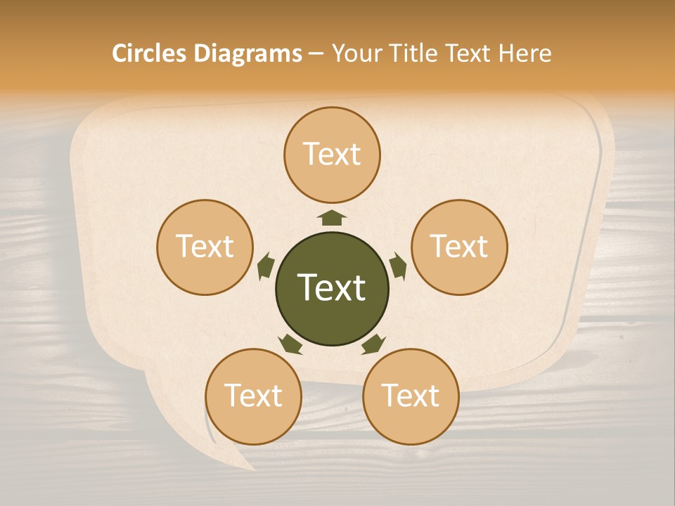 Curl Grungy Brown PowerPoint Template