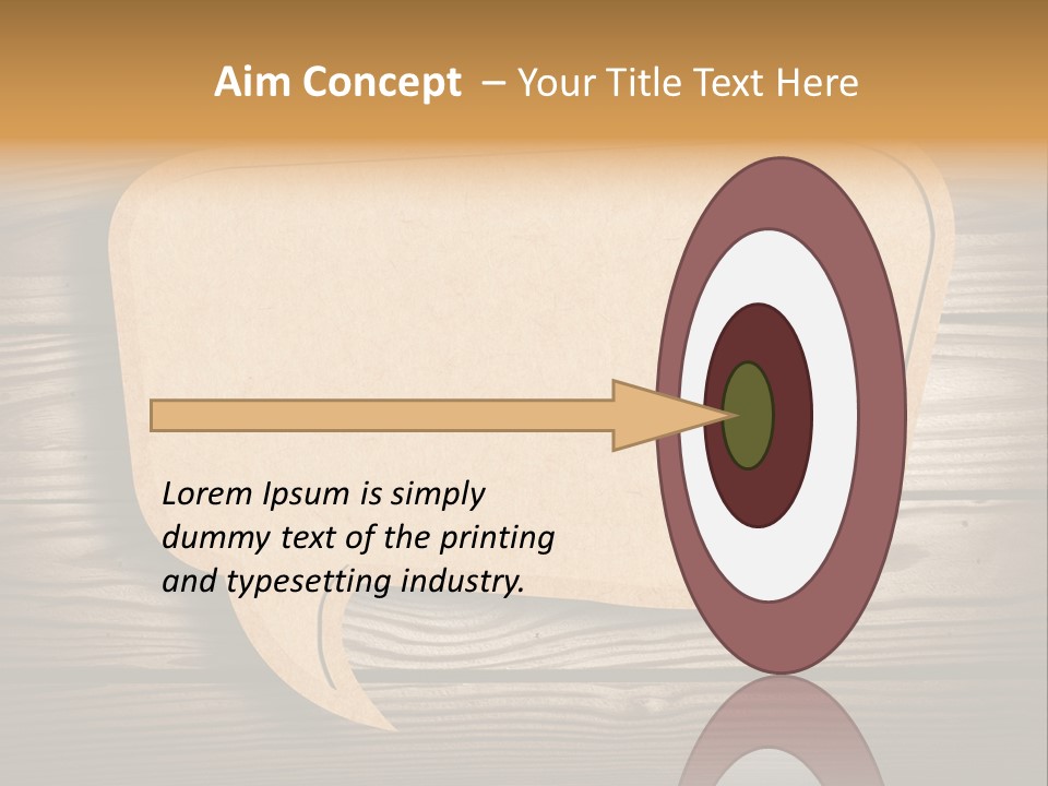 Curl Grungy Brown PowerPoint Template