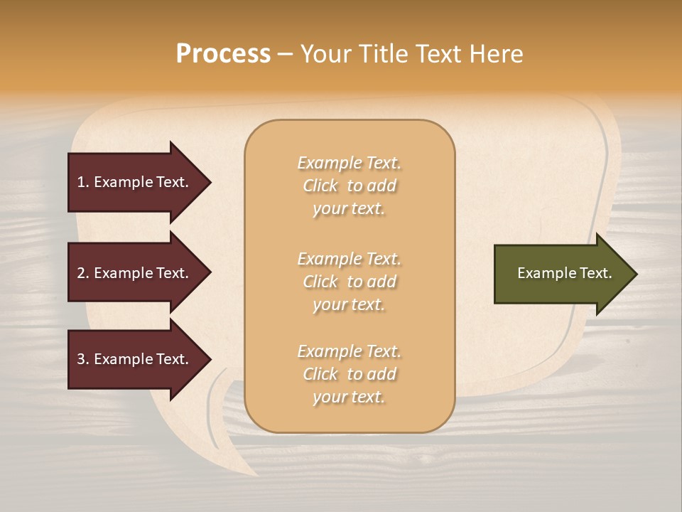 Curl Grungy Brown PowerPoint Template