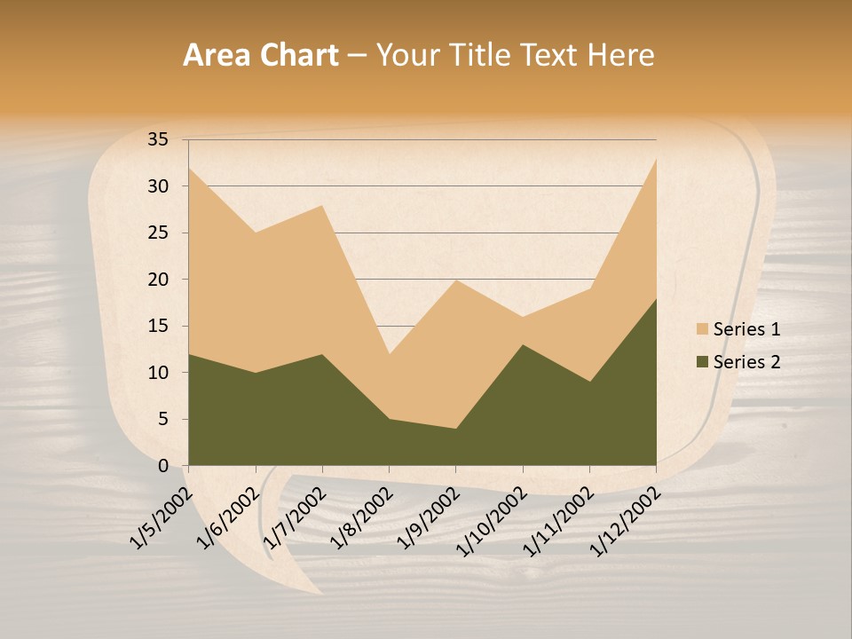 Curl Grungy Brown PowerPoint Template