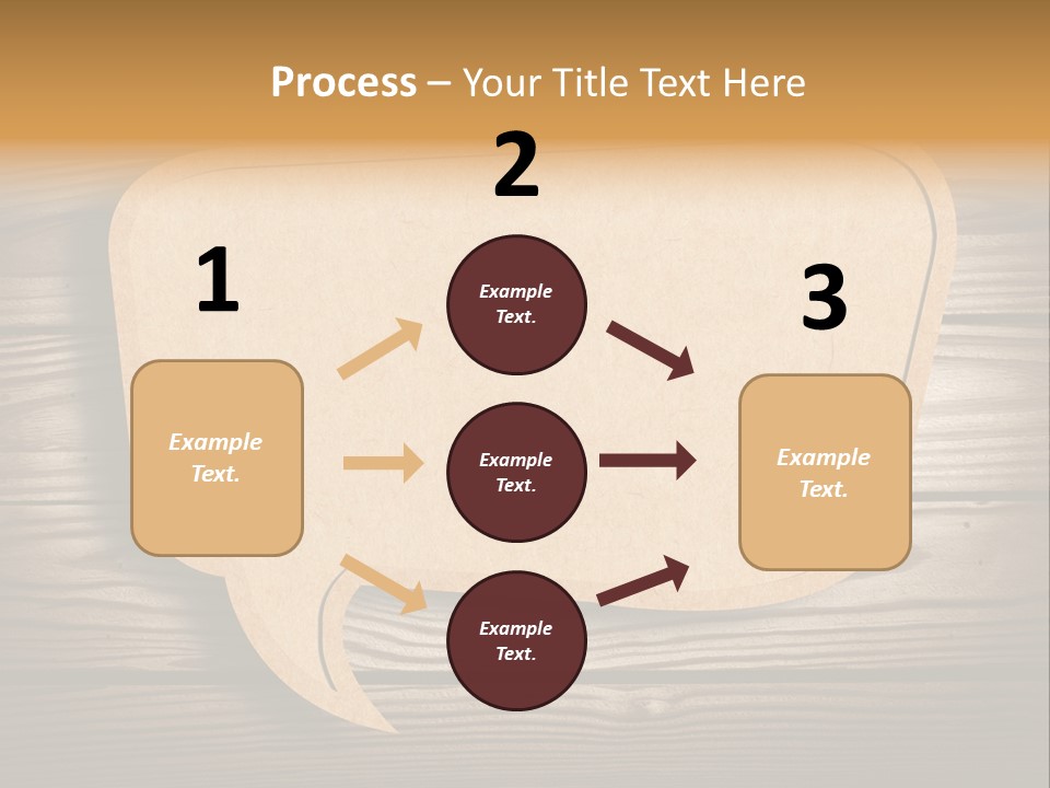 Curl Grungy Brown PowerPoint Template