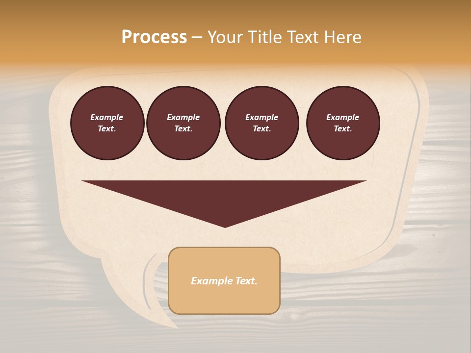 Curl Grungy Brown PowerPoint Template