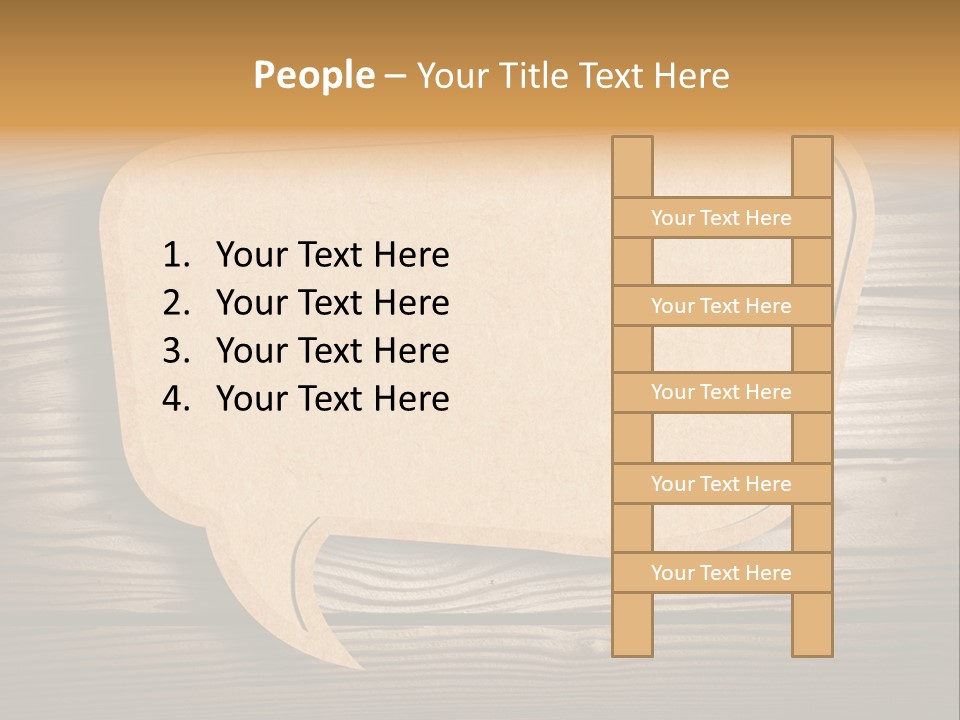 Curl Grungy Brown PowerPoint Template