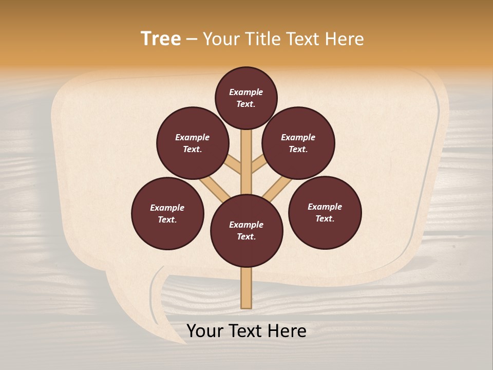 Curl Grungy Brown PowerPoint Template