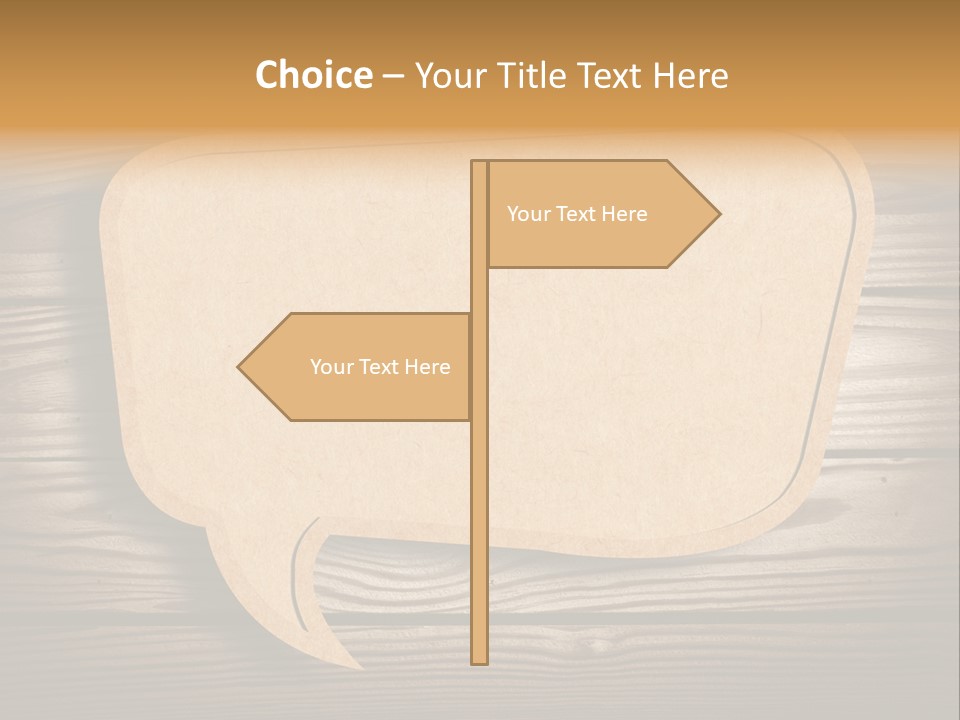 Curl Grungy Brown PowerPoint Template