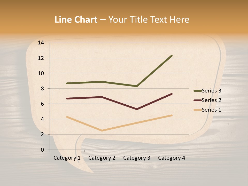 Curl Grungy Brown PowerPoint Template