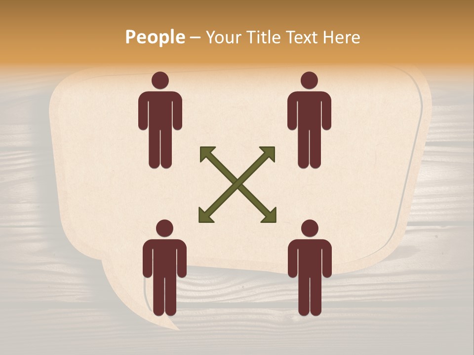 Curl Grungy Brown PowerPoint Template