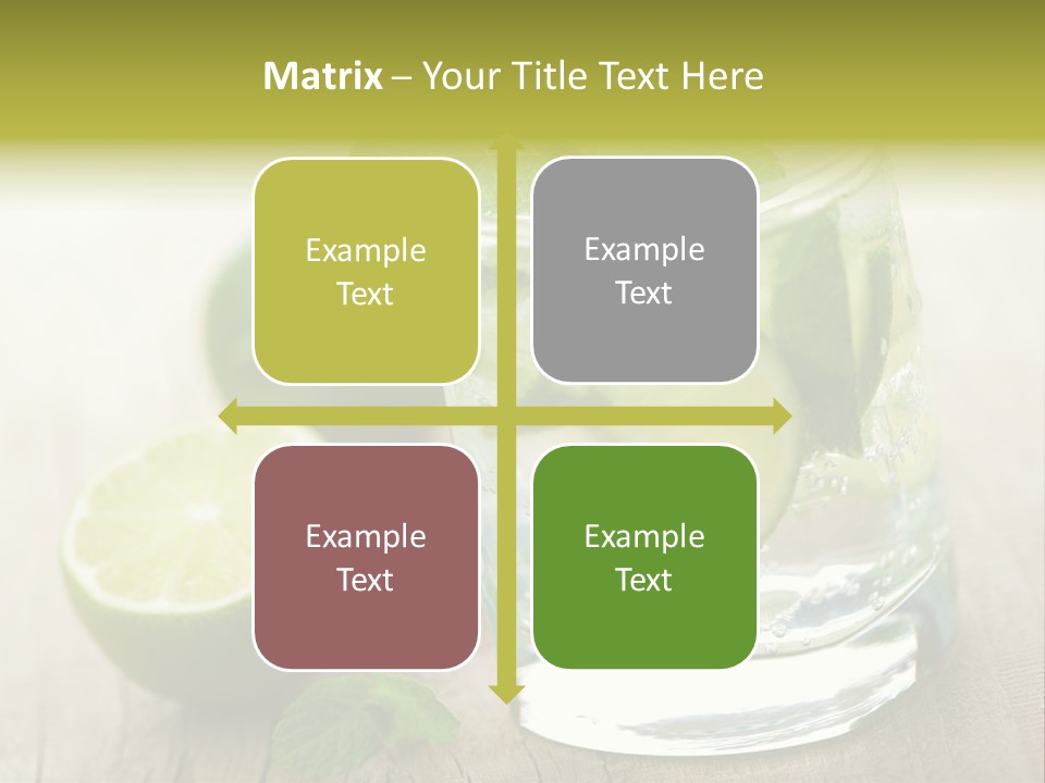 Green Soda Freshness PowerPoint Template