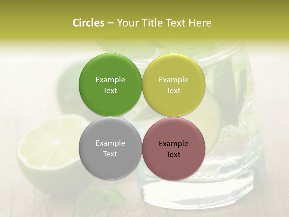 Green Soda Freshness PowerPoint Template