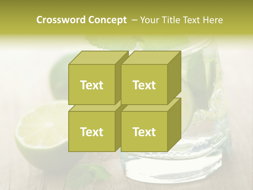 Green Soda Freshness PowerPoint Template