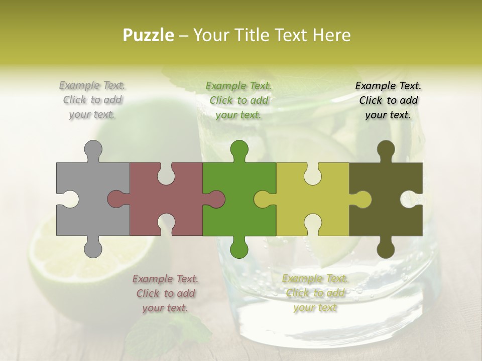 Green Soda Freshness PowerPoint Template