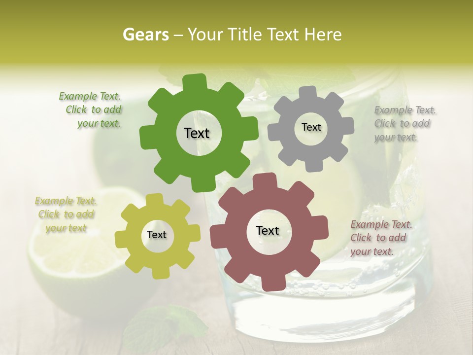 Green Soda Freshness PowerPoint Template