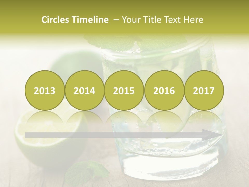 Green Soda Freshness PowerPoint Template