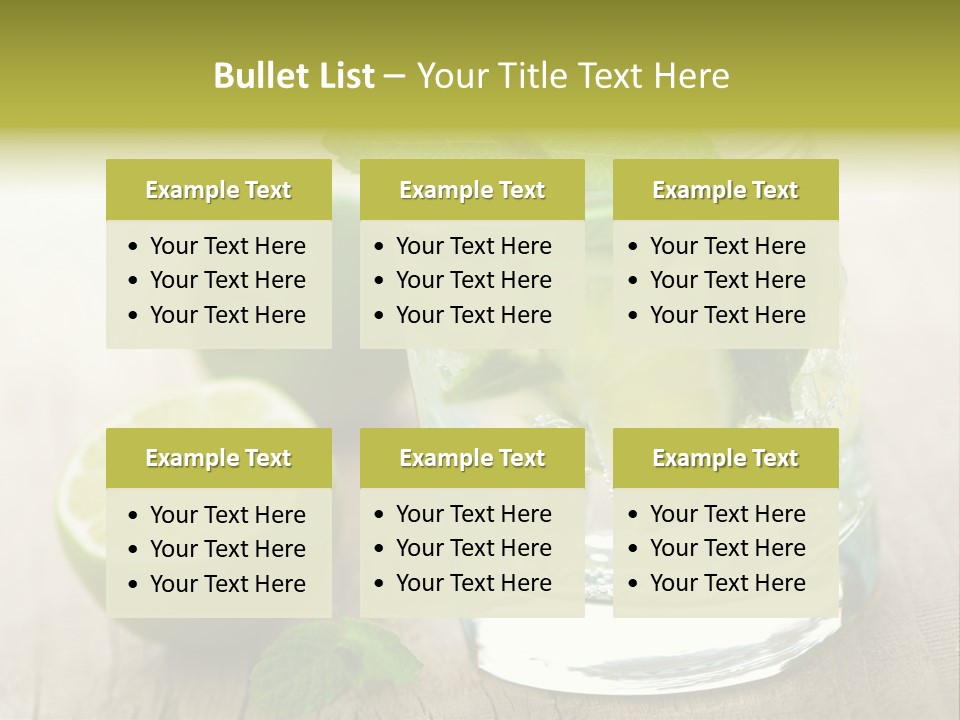 Green Soda Freshness PowerPoint Template