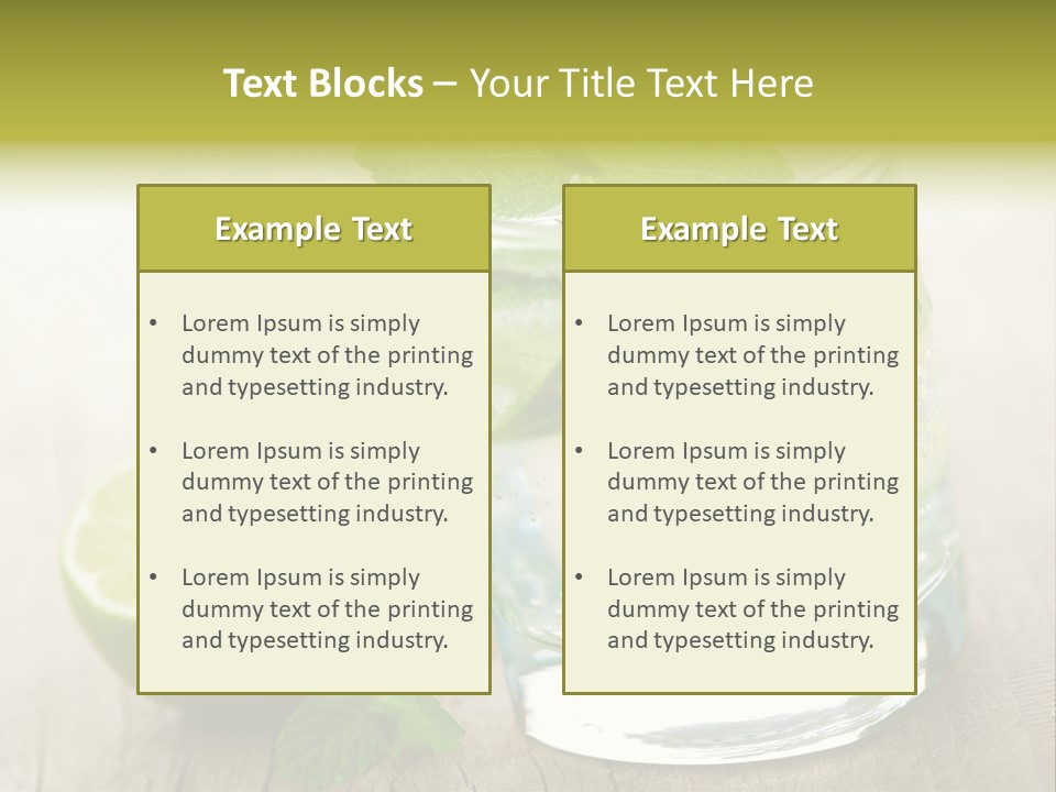 Green Soda Freshness PowerPoint Template