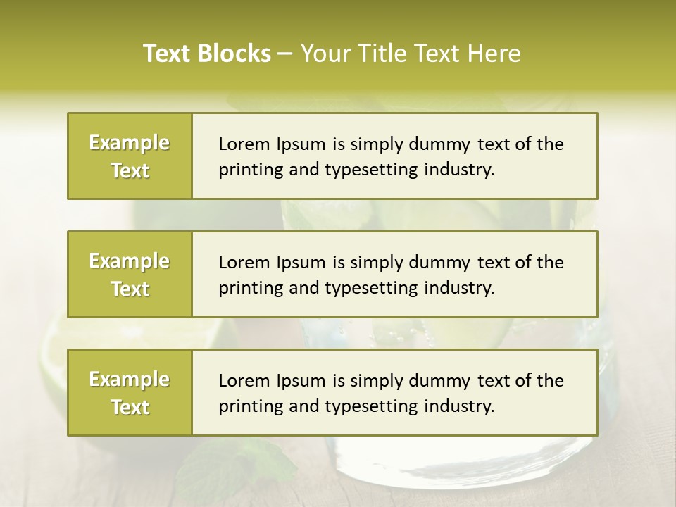 Green Soda Freshness PowerPoint Template