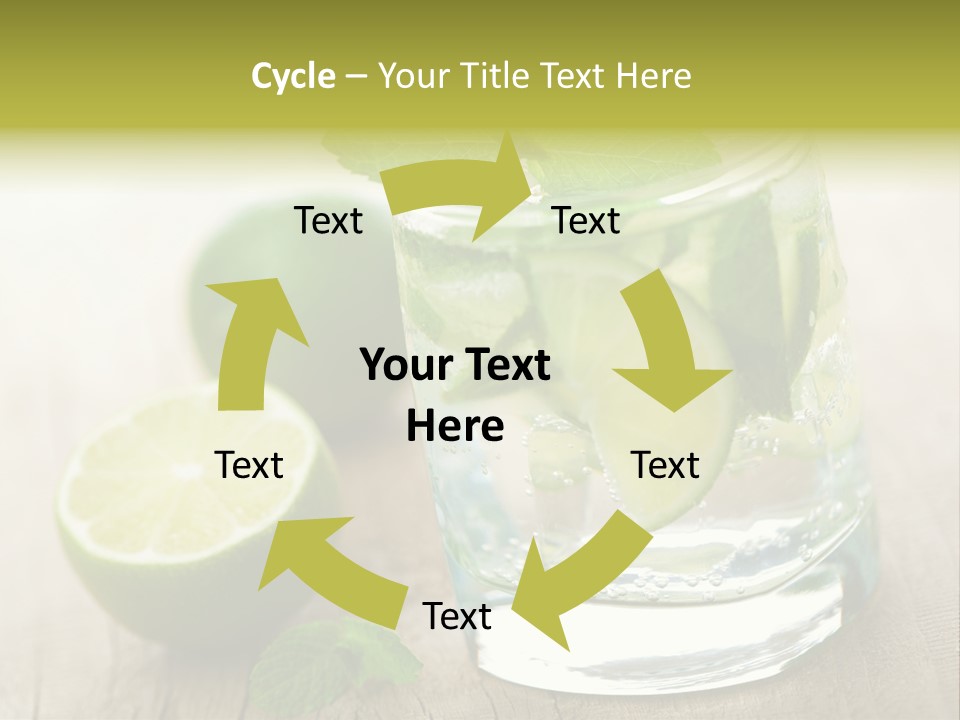 Green Soda Freshness PowerPoint Template