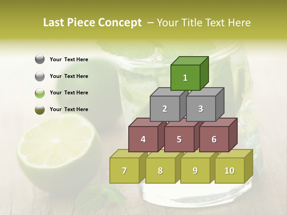 Green Soda Freshness PowerPoint Template