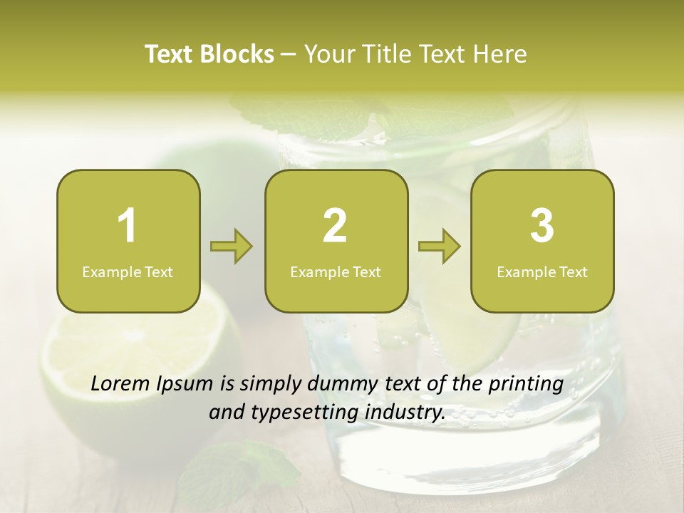Green Soda Freshness PowerPoint Template