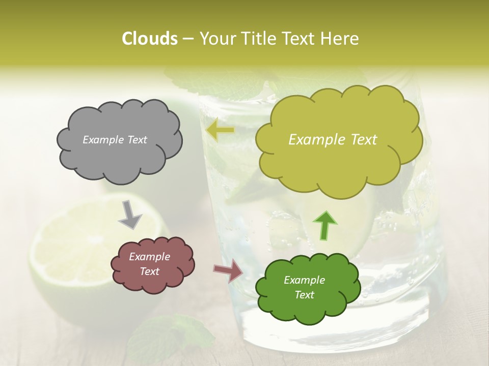 Green Soda Freshness PowerPoint Template