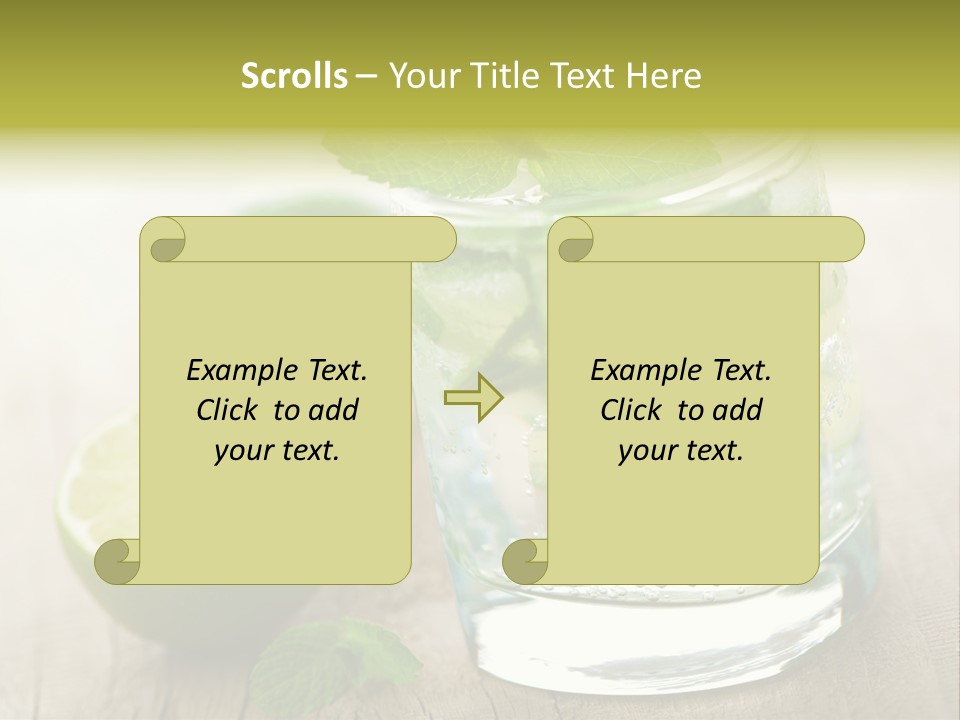 Green Soda Freshness PowerPoint Template