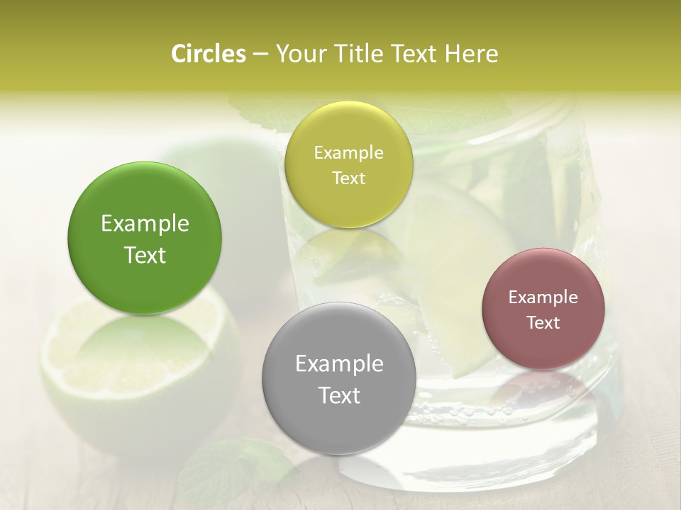 Green Soda Freshness PowerPoint Template