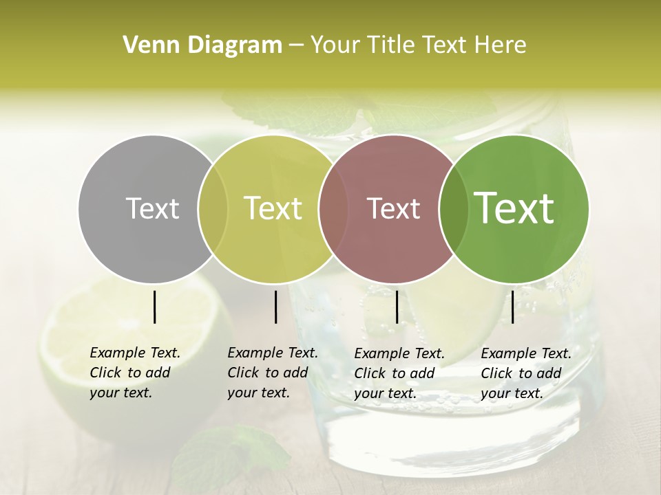 Green Soda Freshness PowerPoint Template